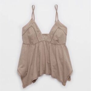 NWOT Aerie Beautiful Nights Babydoll Tank Top